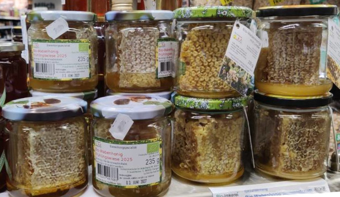 Bio-Wabenhonig Frühling und Sommertracht mit Linde